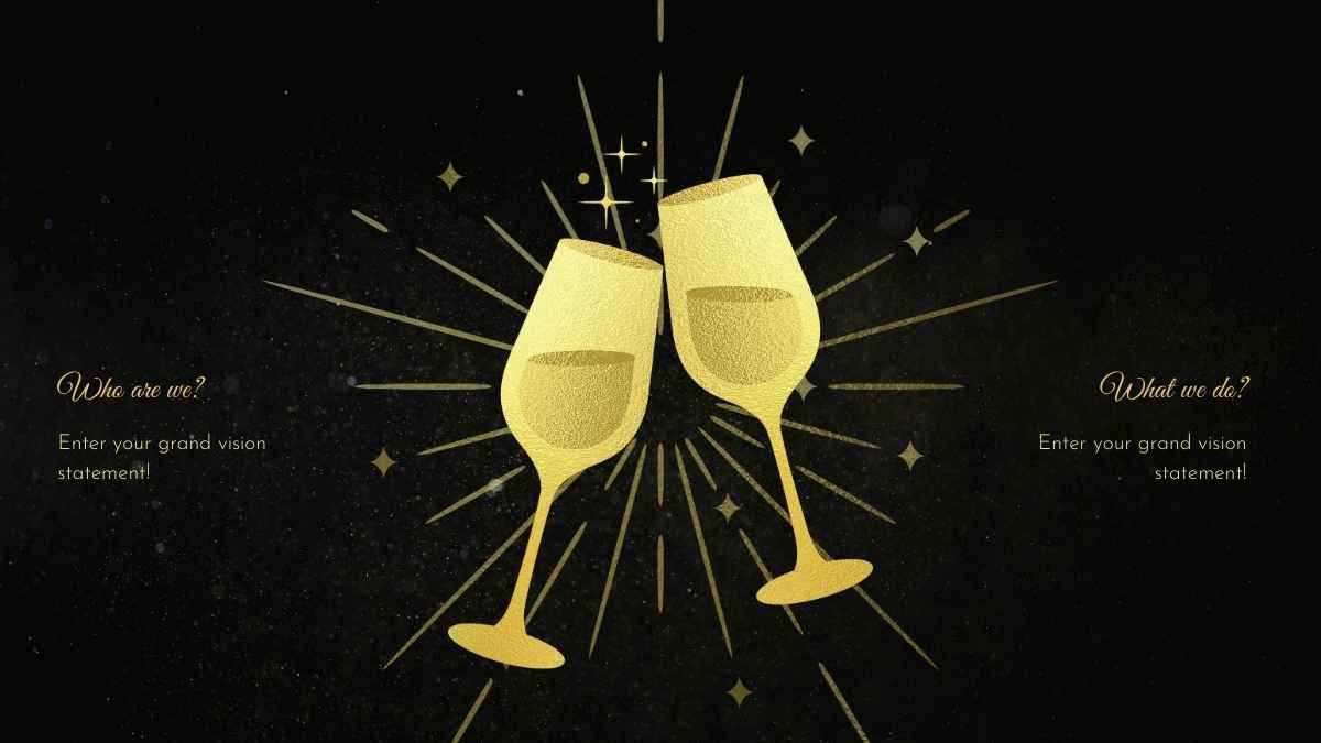 Elegant New Year’s Eve Party Slides - slide 6