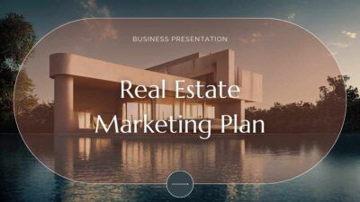 Slides Carnival Google Slides and PowerPoint Template Elegant Real Estate Marketing Plan 1