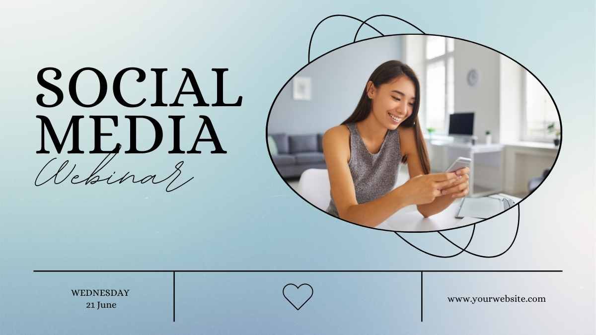 Elegant Social Media Webinar - slide 0