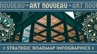 Elegant Strategic Roadmap Infographics