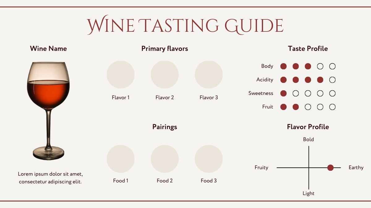 Catálogo de degustação de vinhos vintage elegantes - slide 9