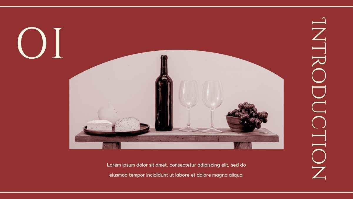 Catálogo de degustação de vinhos vintage elegantes - slide 3