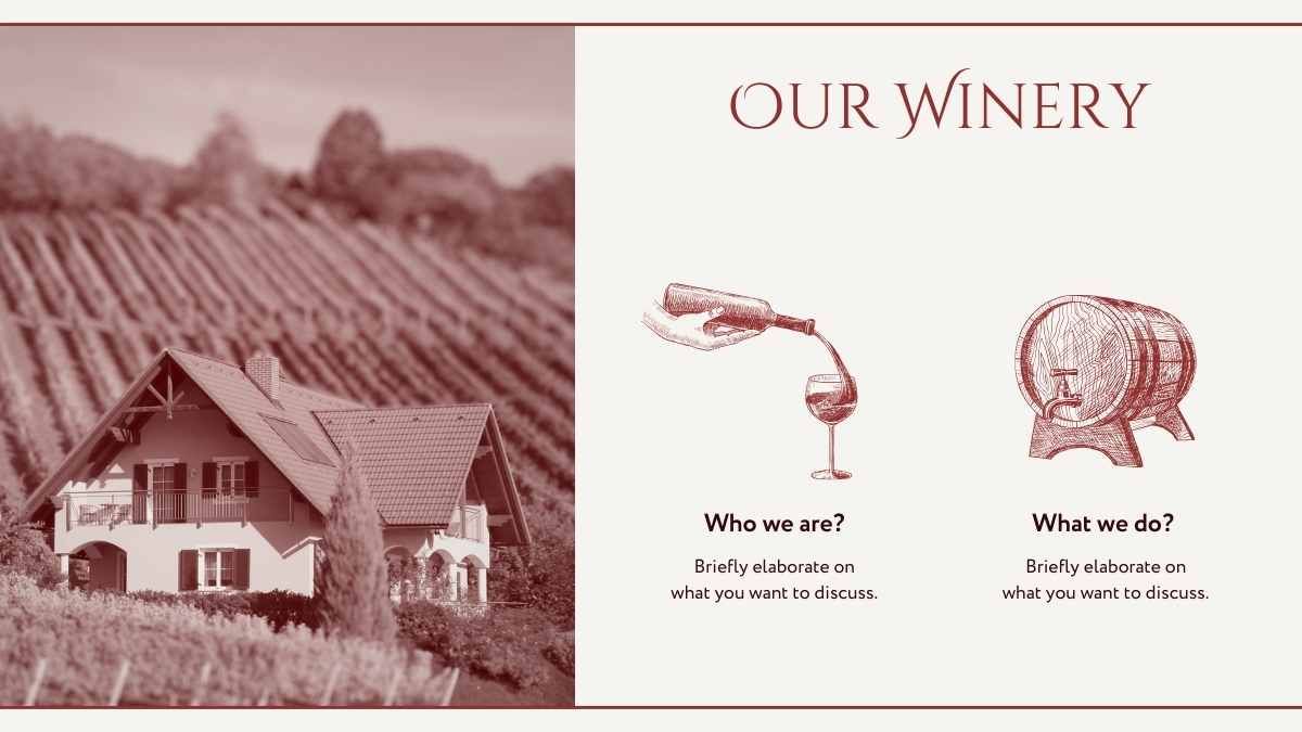 Catálogo de degustação de vinhos vintage elegantes - slide 5
