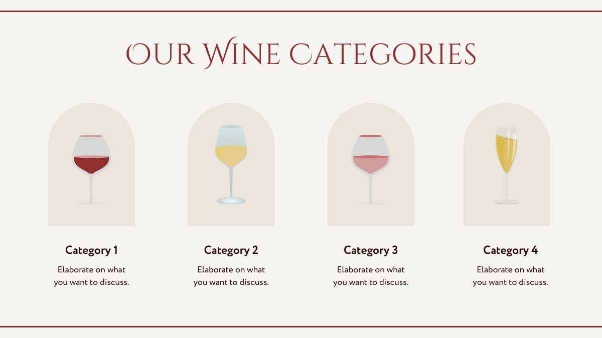 Catálogo de degustação de vinhos vintage elegantes - slide 8