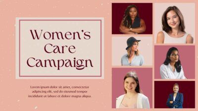 Slides Carnival Google Slides and PowerPoint Template Elegant Women's Care Campaign 2