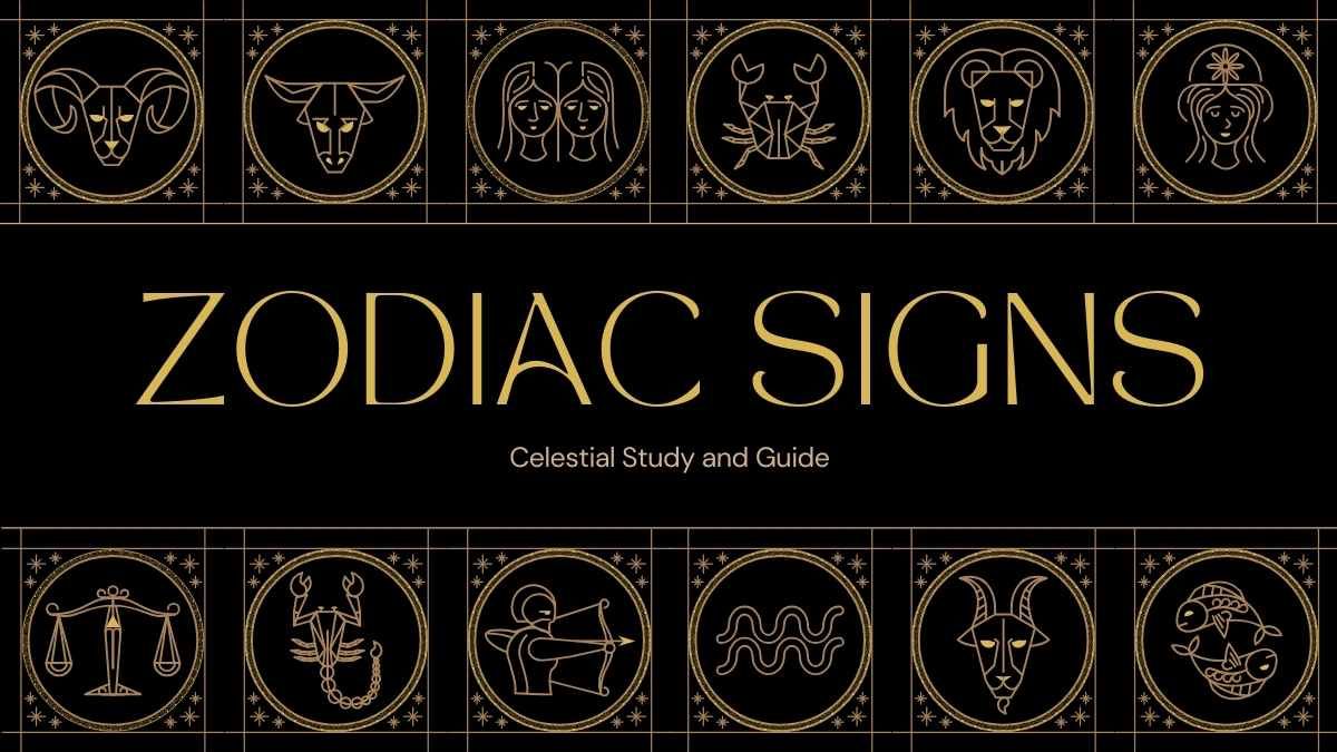 Estudio de caso de Elegant Zodiac Signs - diapositiva 0