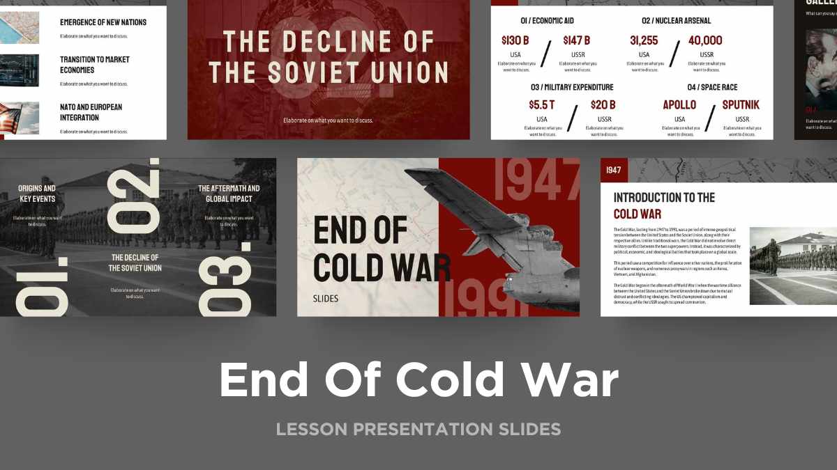 Grunge End Of Cold War Slides - slide 1