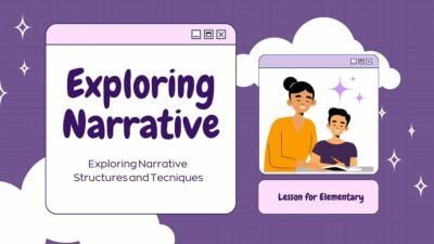 Slides Carnival Google Slides and PowerPoint Template Exploring Narrative Structures and Tecniques Lesson for Elementary 1