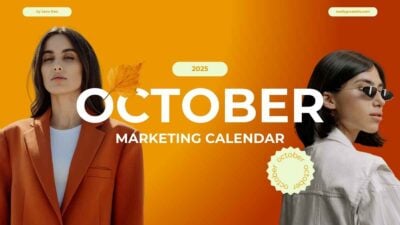 Fall October 2025 Daily Calendar Slides