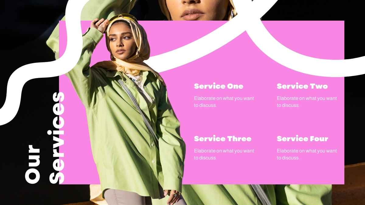 Aesthetic Fashion Influencer Portfolio Slides - slide 12