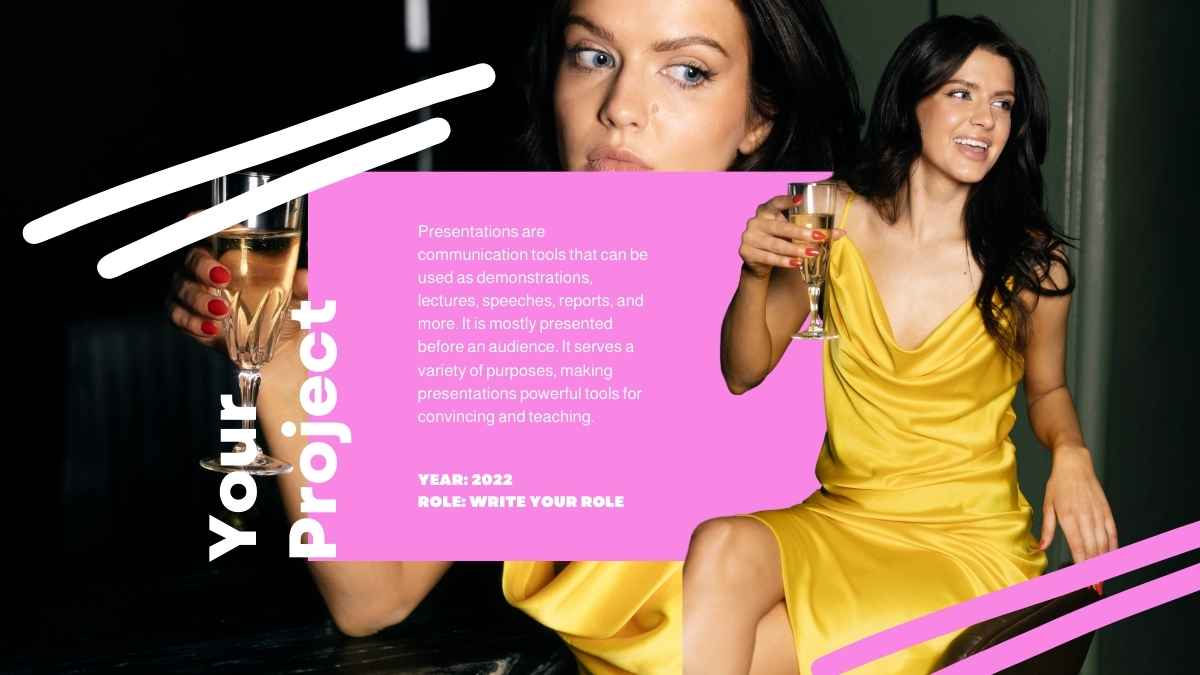 Aesthetic Fashion Influencer Portfolio Slides - slide 13