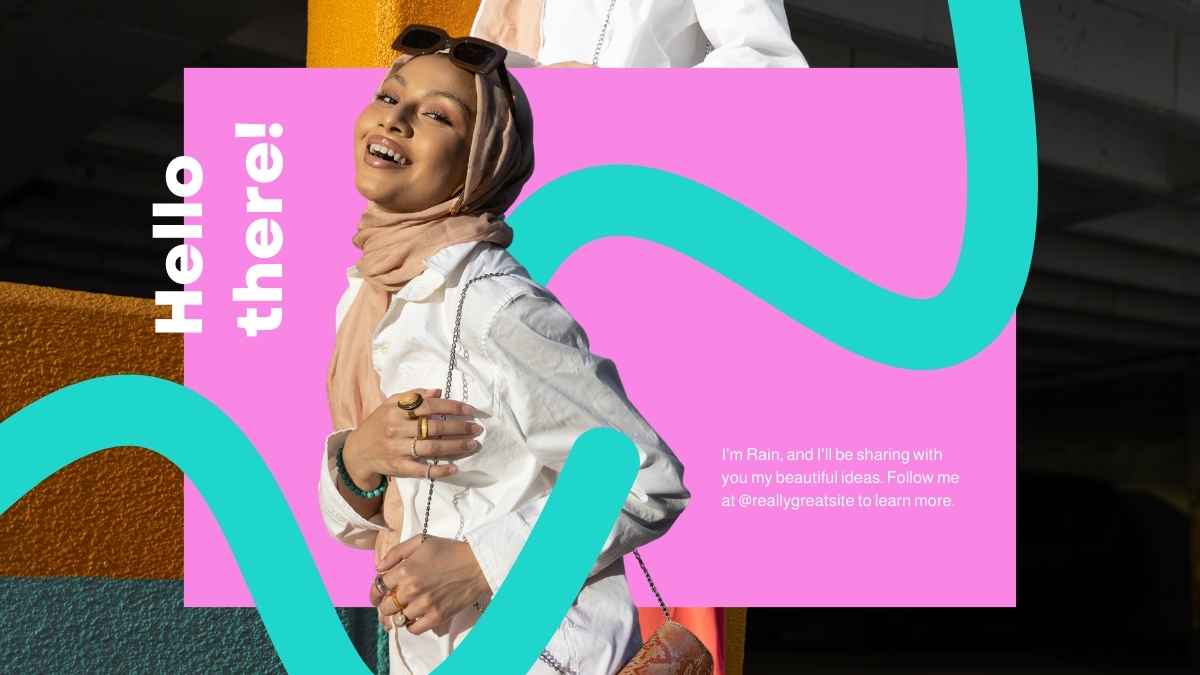 Aesthetic Fashion Influencer Portfolio Slides - slide 7
