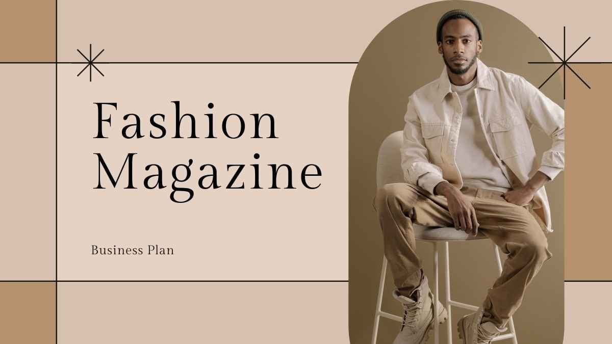Slides de Negócios para Revista de Moda - deslizar 1