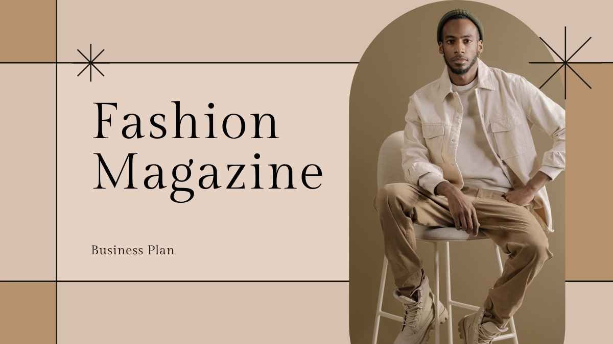 Presentación de negocios de revista de moda - slide 0
