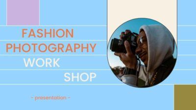 Presentación de taller de fotografía de moda creativa
