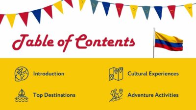 Colombia Travel Tour. Free Slides Template — SlidesCarnival