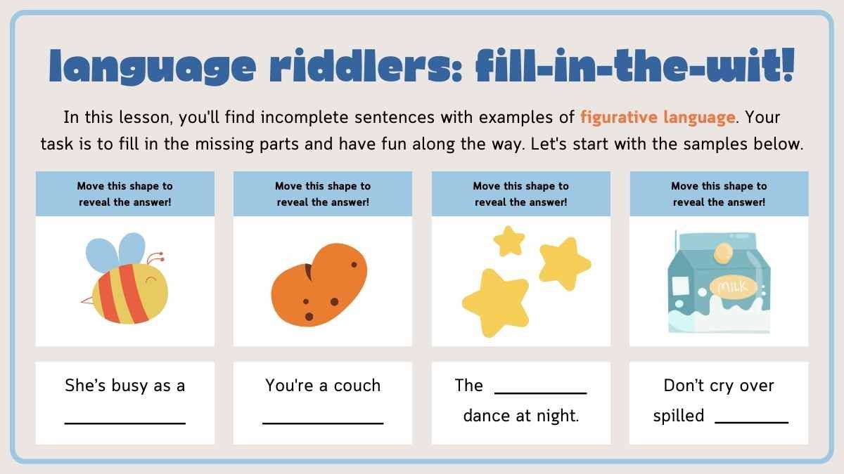 Figurative Language Lesson for Elementary - slide 3