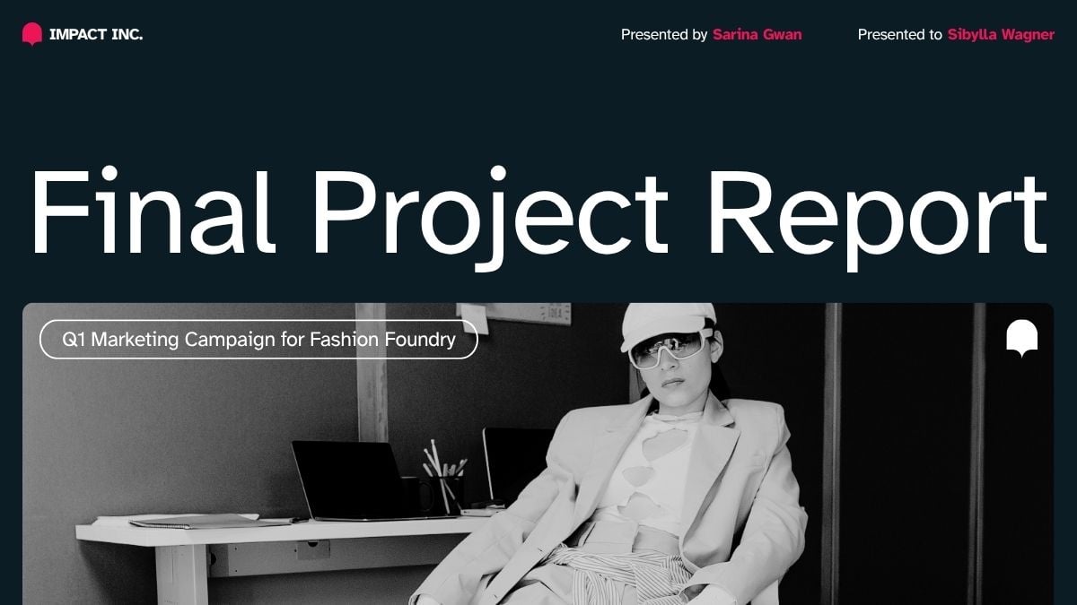 Final Project Report - slide 1