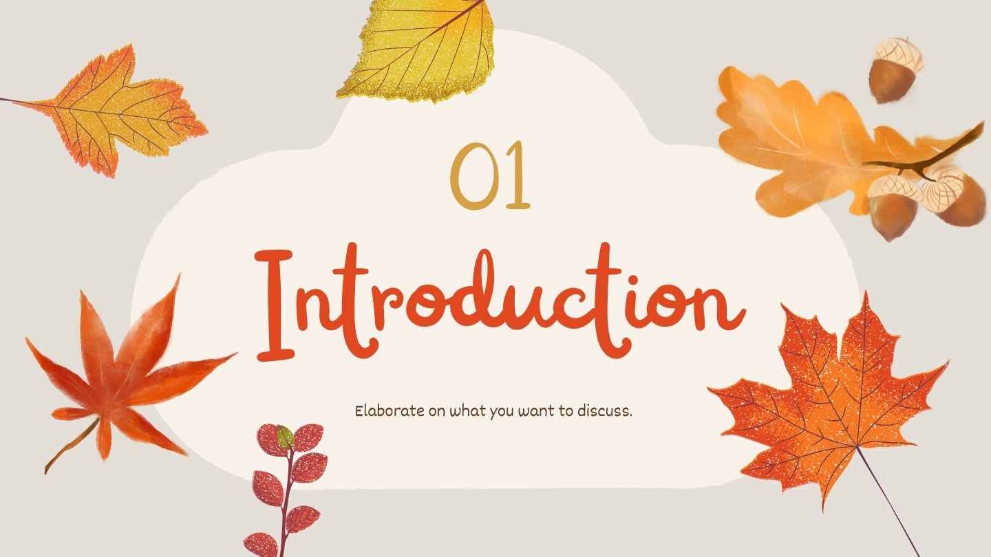 Tarjetas de saludo con temática floral de otoño - diapositiva 3