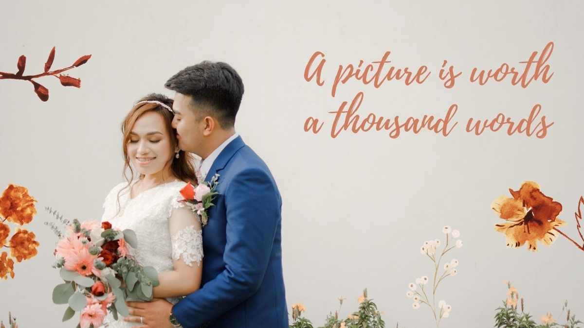 Casamento floral com tema de outono - slide 11