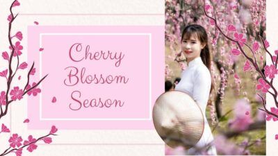 Slides Carnival Google Slides and PowerPoint Template Floral Cherry Blossom Season 2