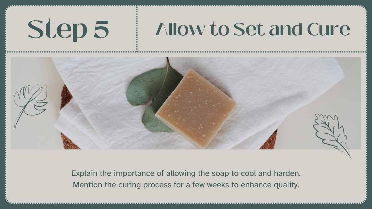 Floral Handmade Soap Tutorial - slide 12