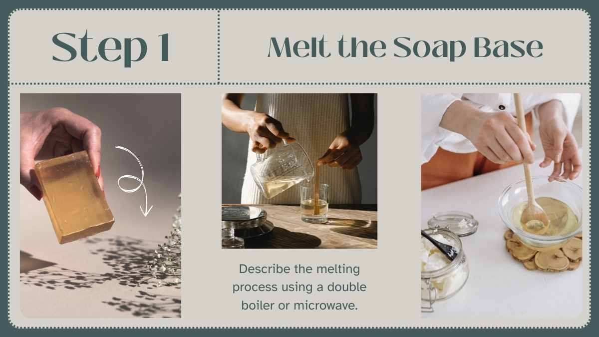 Floral Handmade Soap Tutorial - slide 8