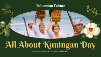 Slides Carnival Google Slides and PowerPoint Template Floral Indonesian Culture: All About Kuningan Day 2