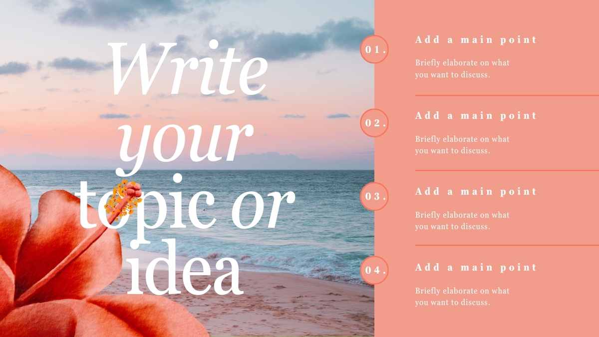 Floral Lush Hawaiian Aesthetic Theme Infographics - slide 4