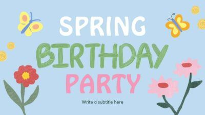 Floral Spring Birthday Party