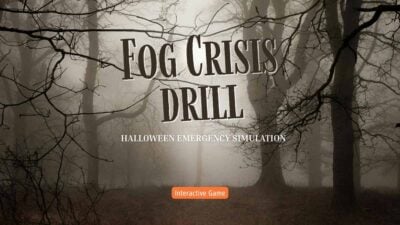 Fog Crisis Drill Halloween Branching Simulation Interactive Game 1