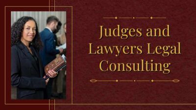 Formal Judges and Lawyers Legal Consulting Slides