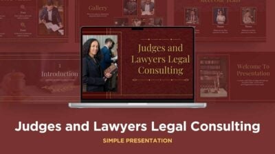 Formal Judges and Lawyers Legal Consulting Slides