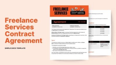 Freelance Services Contract Agreement 1