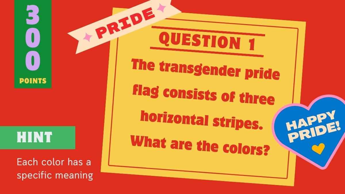 LGBTQ 프라이드 달 퀴즈 게임 - slide 11