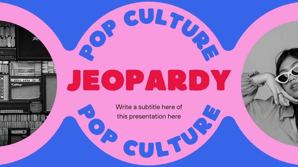 Jeopardy divertido sobre cultura pop - slide 0
