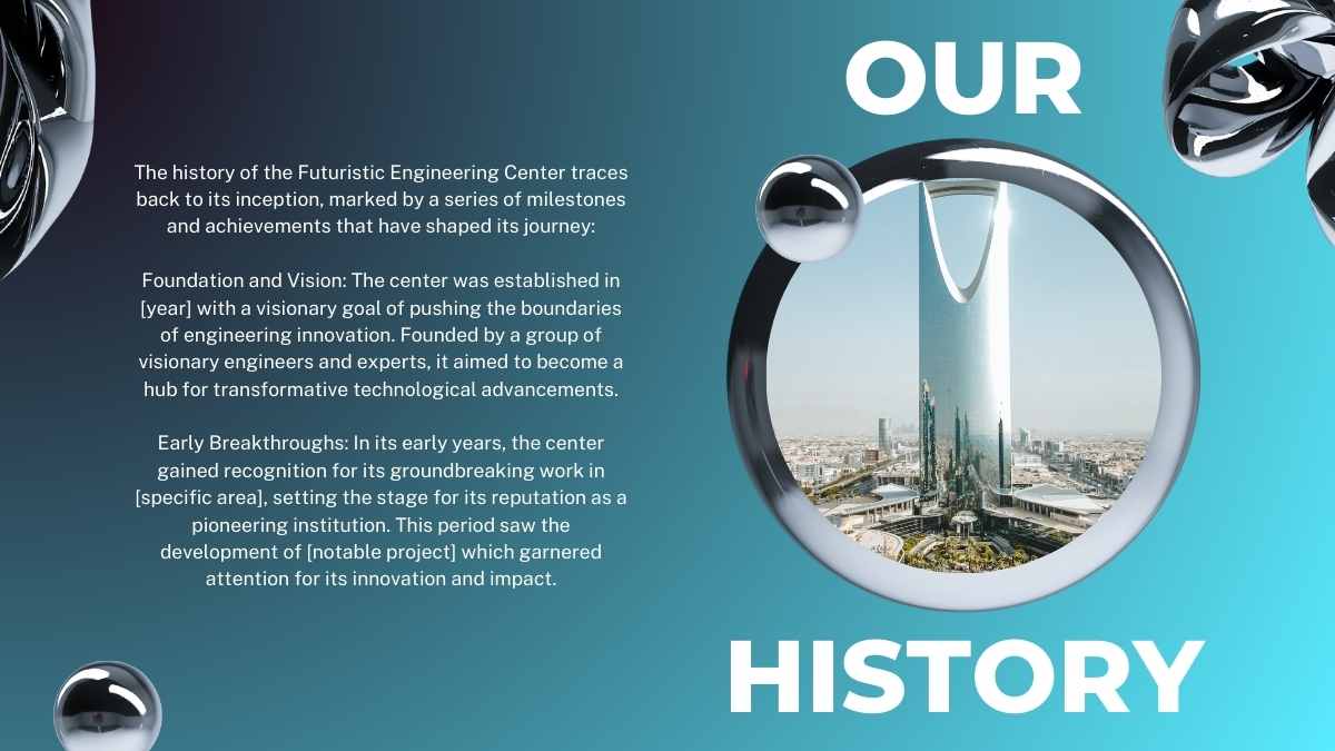 Futuristic Engineering Center Slides - slide 14
