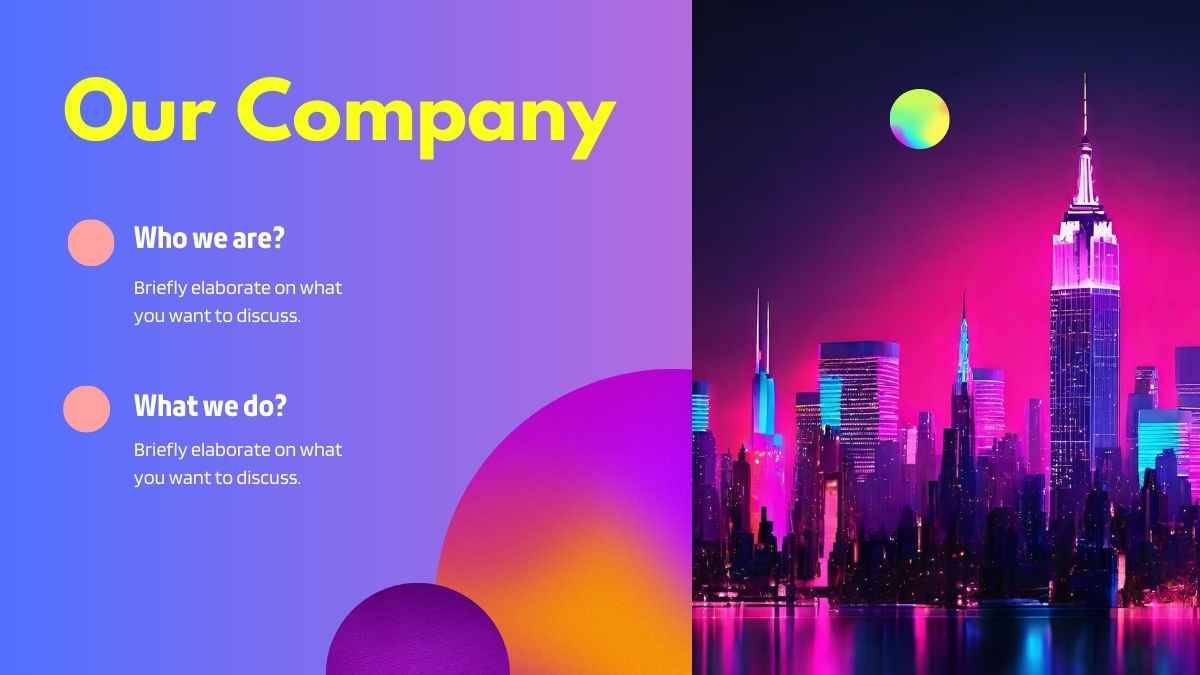 Futuristic Smart City Company Meeting - slide 5