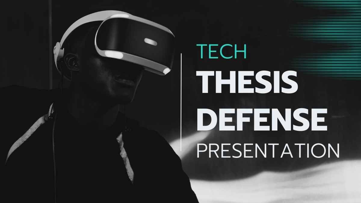 Futuristic Tech Thesis Defense - slide 0