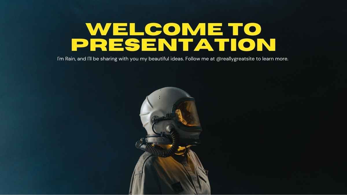 Galactic Space Themed Presentation - slide 4