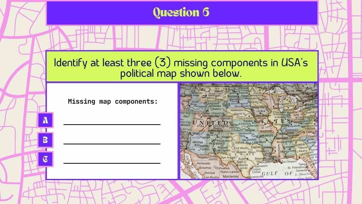 Cuestionario de geografía: Introducción a los mapas - diapositiva 10