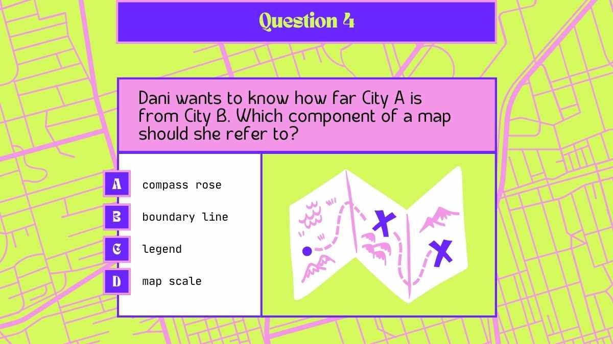 Quiz de geografia: Introdução aos mapas - slide 7