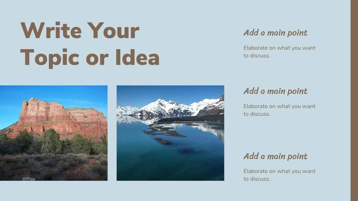 Apresentação de aula de geografia minimalista - slide 11