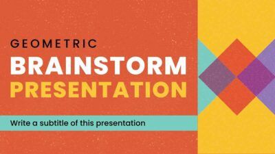 Slides Carnival Google Slides and PowerPoint Template Geometric Brainstorm Presentation 1