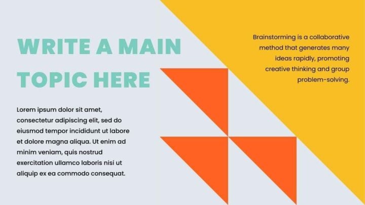 Geometric Brainstorm . Free PPT & Google Slides Template — SlidesCarnival