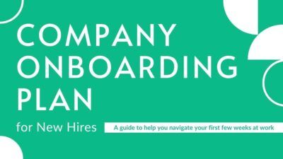 Geometric Company Onboarding Plan for New Hires Slides