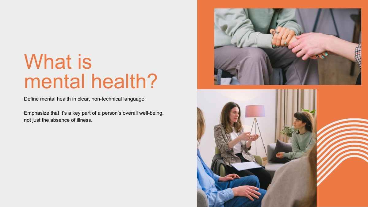 Geometric Mental Health Awareness Slides - slide 3