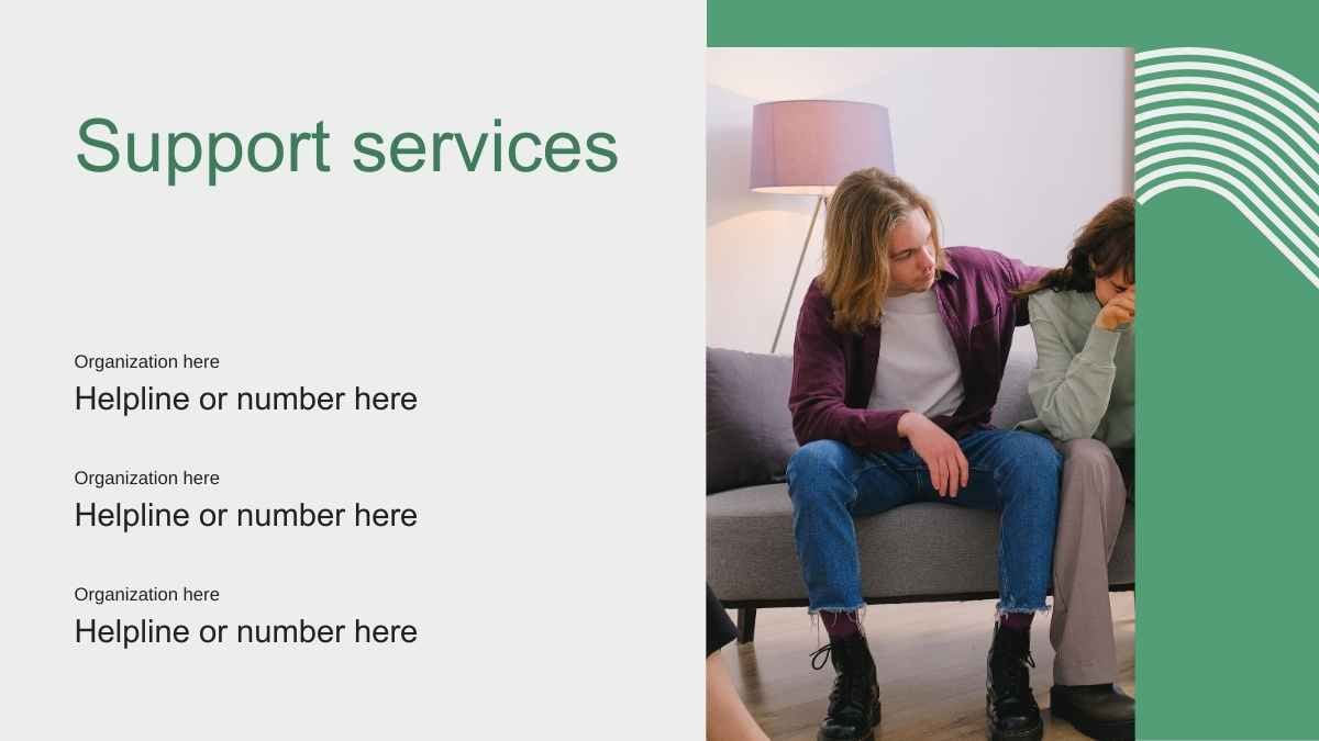 Geometric Mental Health Awareness Slides - slide 8
