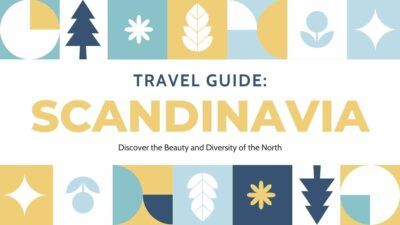 Geometric Scandinavia Travel Guide Slides
