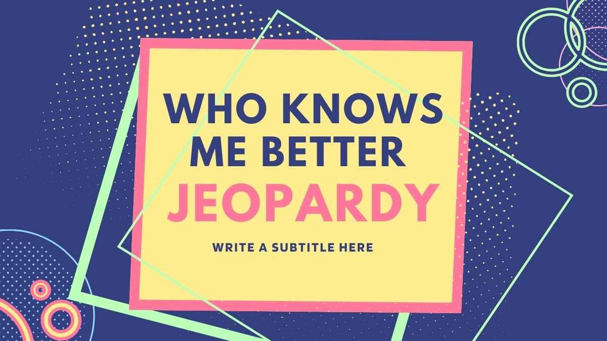 기하학적인 ‘Who Knows Me Better Jeopardy’ - slide 0